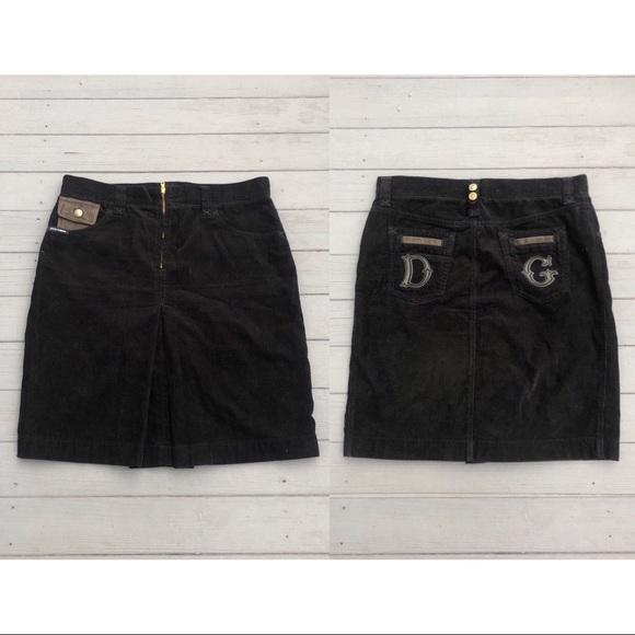 Dolce & Gabbana corduroy lambskin pencil skirt 44 - Picture 8 of 8